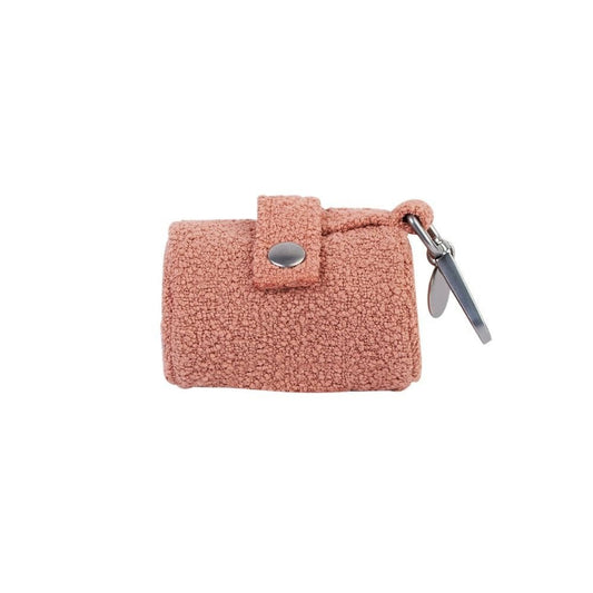Lilly and Dash Cloud Boucle Waste Bag Holder for Leash 100 Percent Polyester with Dual Connection Points