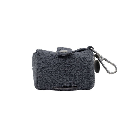 Lilly and Dash Cloud Boucle Waste Bag Holder for Leash 100 Percent Polyester with Dual Connection Points